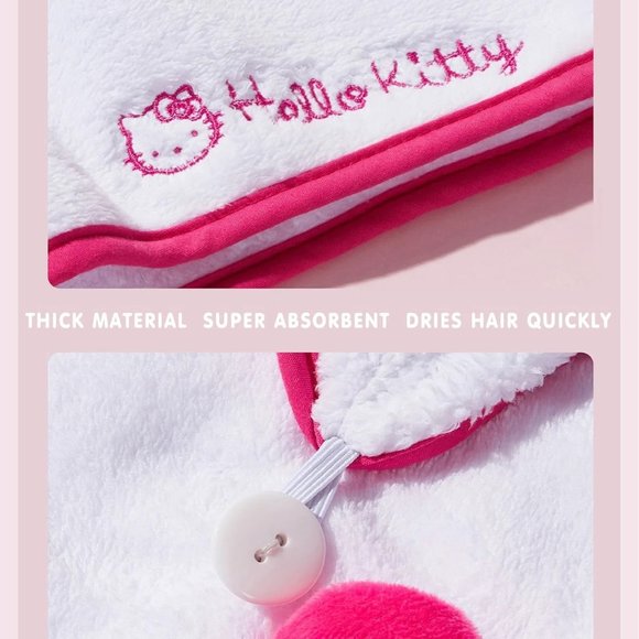 *** SOLD *** Hello Kitty 1pc Reusable Hair Drying Cap - Picture 4 of 8